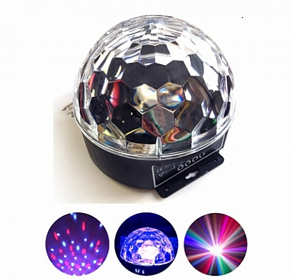 BIG DIPPER L001 -- светодиодный эффект <магический шар>, 6x3Вт
