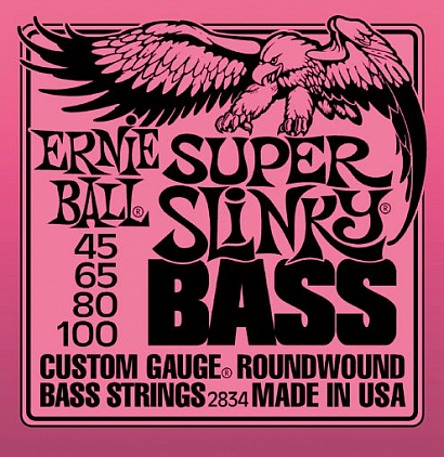 ERNIE BALL 2834 -- ������ ��� ���-������, Super (45-65-80-100)