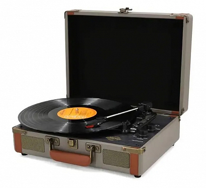RITMIX LP-130B Grey -- ��������� �������������, � Bluetooth, ���, �-� ��������, ���, RCA ���,3,5 ��