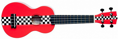 WIKI UK/RACING RED -- óêóëåëå ñîïðàíî. 4-ñòðóííûé,  ëèïà, ðàñöâ. ñïîðòèâíîãî àâòî, ÷åõîë â êîìïë