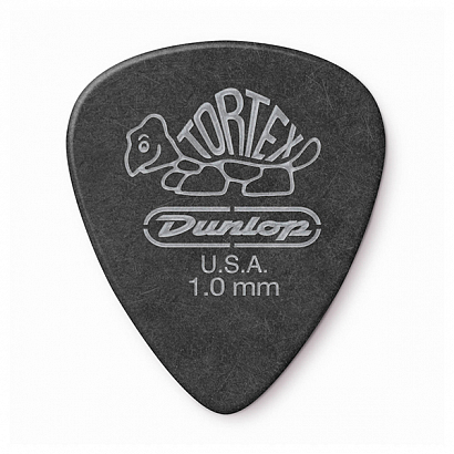 DUNLOP 488R1.0 Tortex Pitch Black Standar -- �������� ������� 1,0�� (72 �� � ��.) ���� �� 1 �����. 