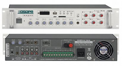 DSPPA MP- 610U -- -, 250 /100,  4 , 3  , 1  Aux .  AM\FM 