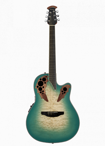 OVATION CE44X-9B Celebrity Elite Plus Mid Cutaway Mintburst --  